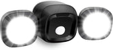Black and silver camera lens protector on a white background